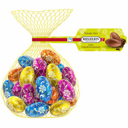 Продуктови Категории Шоколади Riegelein Приблизително 30 индивидуално опаковани яйца с млечен шоколад 200 гр